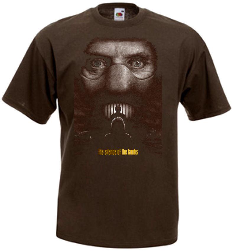 The Silence Of The Lambs v.11 Movie Poster T-shirt brown all sizes S5XL XL