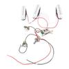 Electric Guitar Pickups Kit Prewired Set Single Coil with Timbre Volume Line Replacement for ST