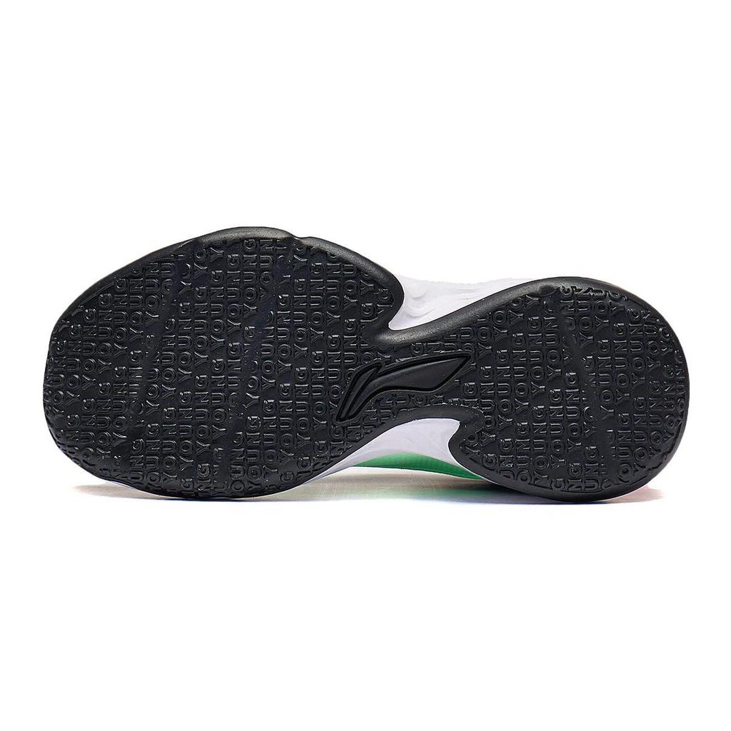 Li Ning Breathable Cool Shock Absorbing Durable Low Top Kids Basketball Shoes Kids Sneaker Black YKBT064-7