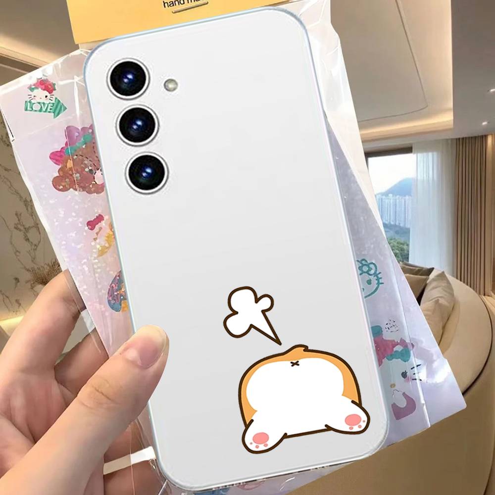 S-Shiba I-Inu Phone Case For Samsung Galaxy Transparent Cover A52 A12 A51 S21 Edge S22ULTRA S23 S24 S20LITE Plus Ultra