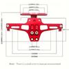 Adjustable License Plate Bracket Aluminum Zinc Zinc Alloy Turn Signal LED Lamp Holder  Motorbike Parts
