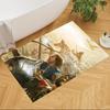 Lord Rings Customized Name Floor Rug Office Rug Design for Balcony Living Rooms Bedrooms Kitchen Antislip Carpet Anime Office Decor