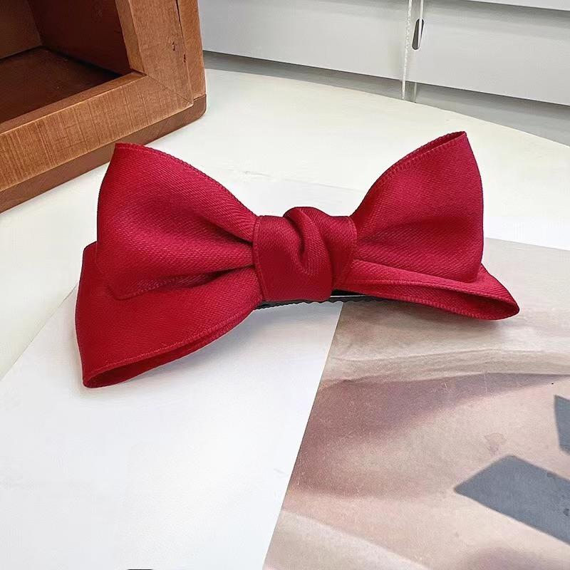 

Красные заколки-банты, милые заколки для волос принцессы, ленты, женские модные аксессуары для волос, заколки, головные уборы для девочек, корейские, 2024, новинка one size красный