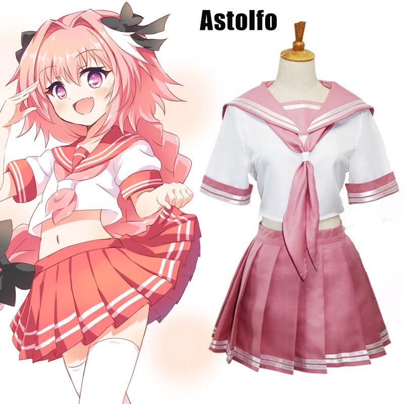 Fate/grand Order Astolfo Cosplay Costume Halloween Outfit Uniform For Women