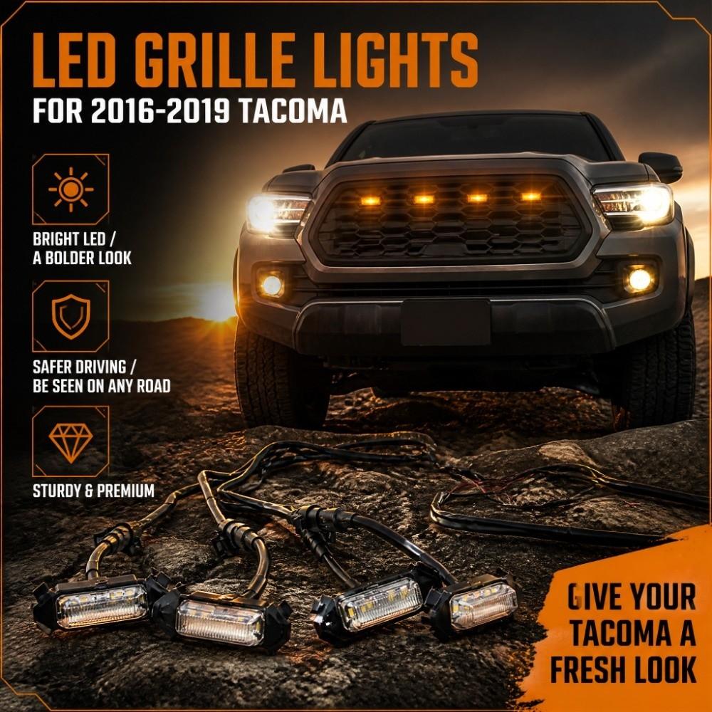 Automobile Modification Daytime Running Lights with Harness Grille LED Lights Car Accessories