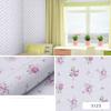 Selvklebende Tapet Pastoralt Blomstermønster Selvklebende Tapet Soverom Stue Møbler Renovering Vanntett og Fuktsikker 10 Meter