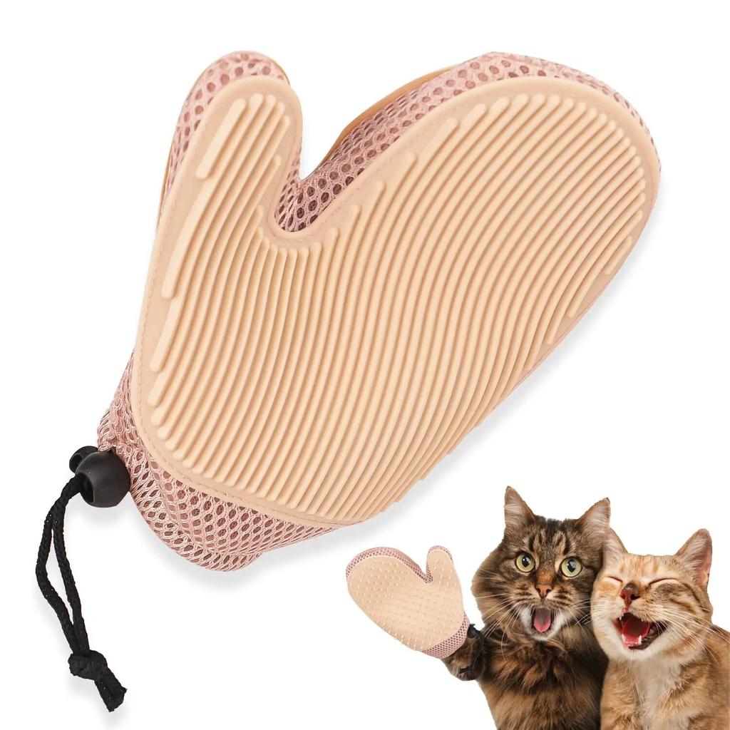 Cat Hair Glove & Pet Fur Remover Glove, Dog Grooming Glove Brush for Shedding,Pet Hair Remover Mitt for Cleaner, Grooming Glove