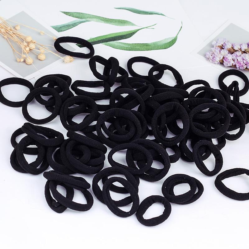 Korean Style Children's Hair Tie - High Elasticity Terry Cloth Ring Accessory
