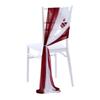 2pcs Chiffon Chair Sashes Wedding Chair Decoration 20x250cm for Wedding Aisle Party Banquet Event Baby Shower