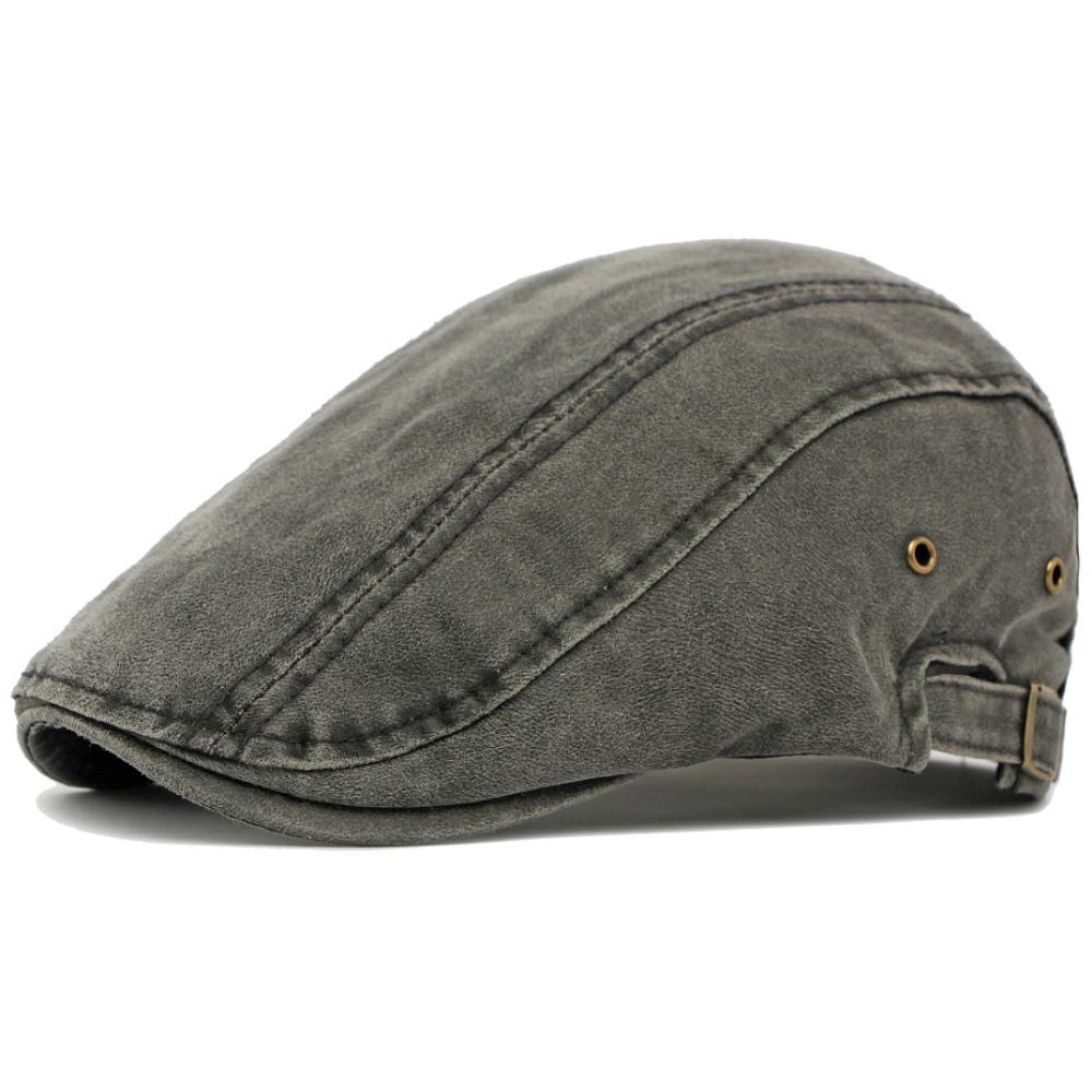 HT4904 Beret Cap New Spring Autumn Hats for Men Women Artist Painter Beret Hat Cotton Ivy Flat Cap Male Female Adjustable Berets