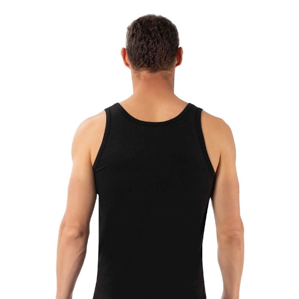 Gray Men's Combed Cotton Undershirt 6 Pack Cotton