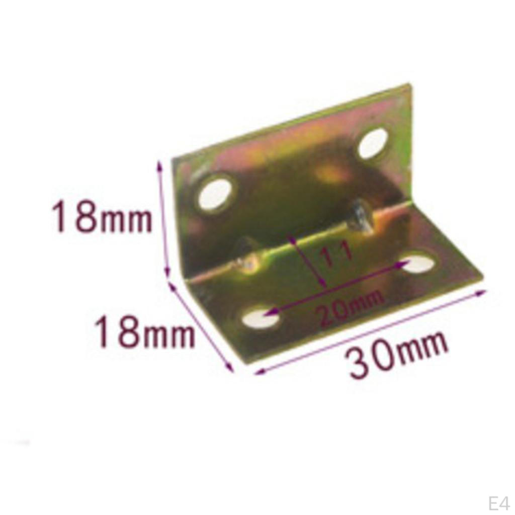 Angle Bracket Corner Support Fixing Repair Fastener Joint Furniture Replacement Hardwares