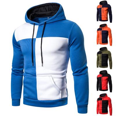 Ανδρικό φούτερ Colorblock με φερμουάρ Hoodie Ανδρικό αθλητικό μεγάλο μέγεθος Casual φούτερ με κουκούλα