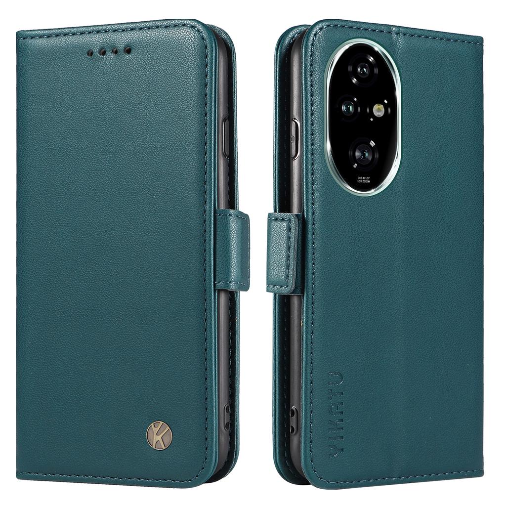 YIKATU YK-003 For Honor 200 Pro 5G Case PU Leather Phone Wallet Cover