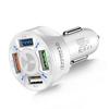 66W 4 Ports USB PD Quick Car Charger QC3.0 Type C Fast Charging Car Adapter Cigarette Lighter Socket Splitter For iPhone Xiaomi