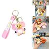 Adorable Cheburashka Keychain Resin Monkey Car Decoration Cute Cartoon Gift