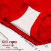 Year of the Rat High-Waisted Women's Plus Size Red Cotton Underwear