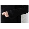 DIMANAF 2025 Autumn Plus Size Women Hoodies Shirts Long Sleeve T-shirt Loose Casual Tops Tees Black