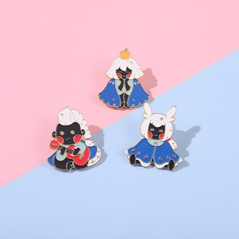 Cute Sky Encounter-themed Game Brooch Enamel Pin For Collectors And Fans