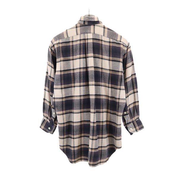 INDIVIDUALIZED SHIRTS Check Pattern 7 Minutes Sleeve Button Down Shirt Men's Used