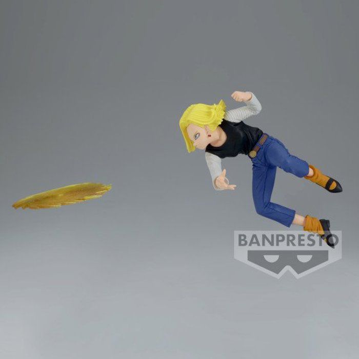 Figurine - Banpresto - Gx Materia Android 18 - Design Détaillé - Couleurs Vives - Base Solide