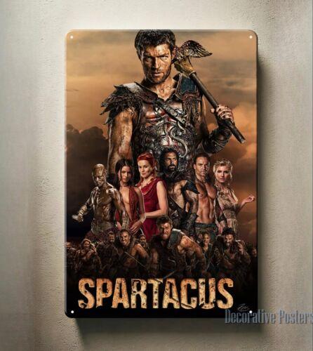 Spartacus Movie Metal Poster Tv Series Tin Sign xcm Collectable PlateAluminum