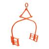 VEVOR 24in Stone Lifting Tongs, 2-Claw Rock Tongs, Heavy Duty Steel Log Tongs, 1100LBS Lifting Capacity, Swivel Log Grapple, Serrated Claw Design