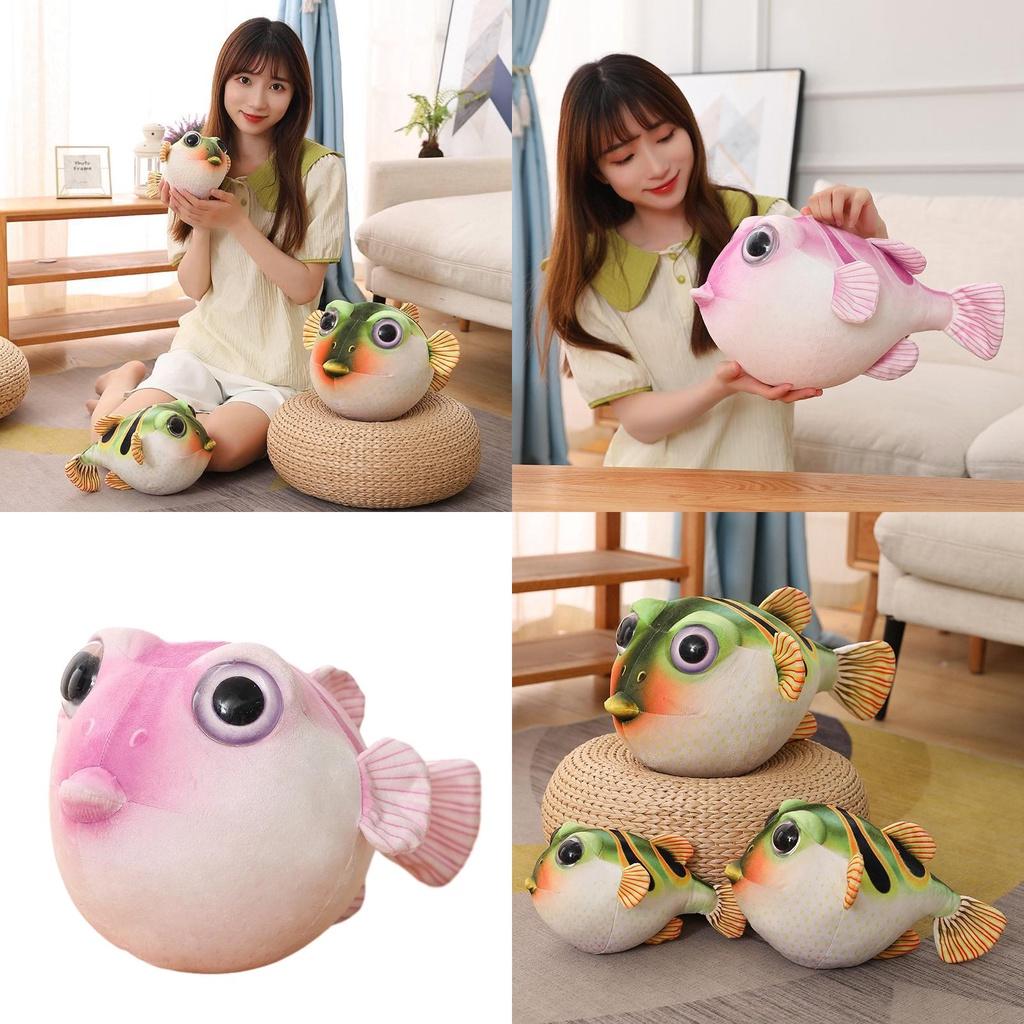 Cute Dolphin Plush Toy For Kids Funny Stuffed Animal Soft And Huggable Available In Green And Pink 26cm/0.13kg