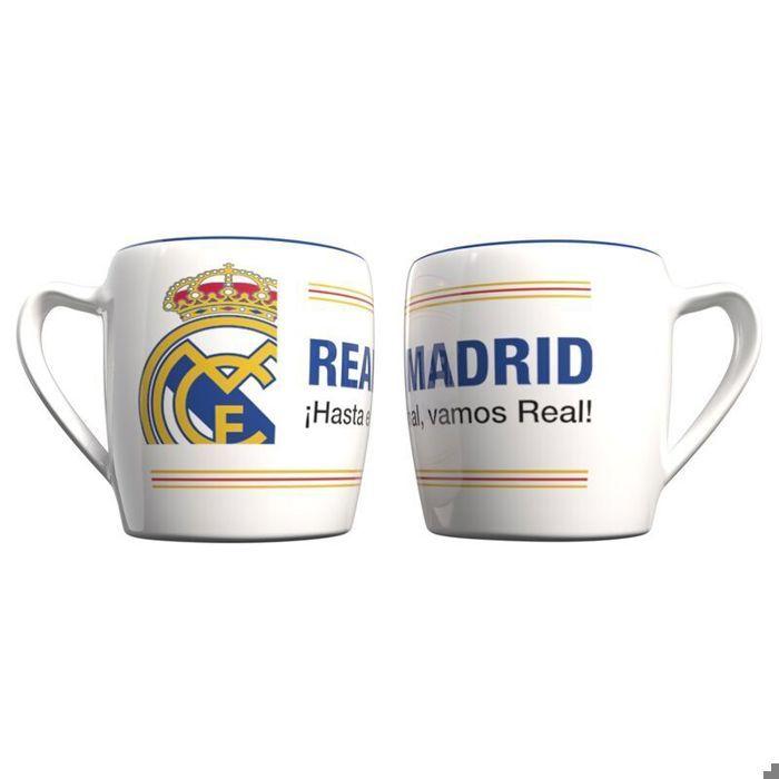 Mug - Cyp Brands Real Madrid - Céramique - 380ml - Blanc - Cylindrique