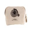 Hot Zipper Retro Coin Purse Paris Styles Vintage Print Storage Women Small Pouch Cloth Card Holder Wallet Women Ladies Gifts
