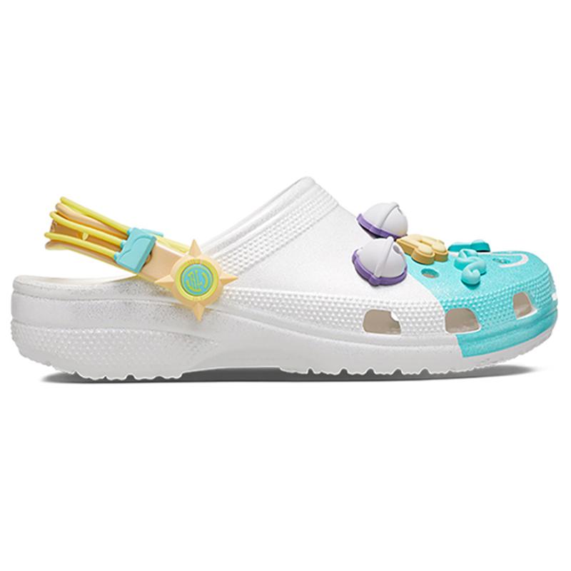 HONOR OF KINGS x Crocs Classic Clog Collaboration, Heavenly Melody Strings Clogs Unisex Silver Cai Wenji Collectible