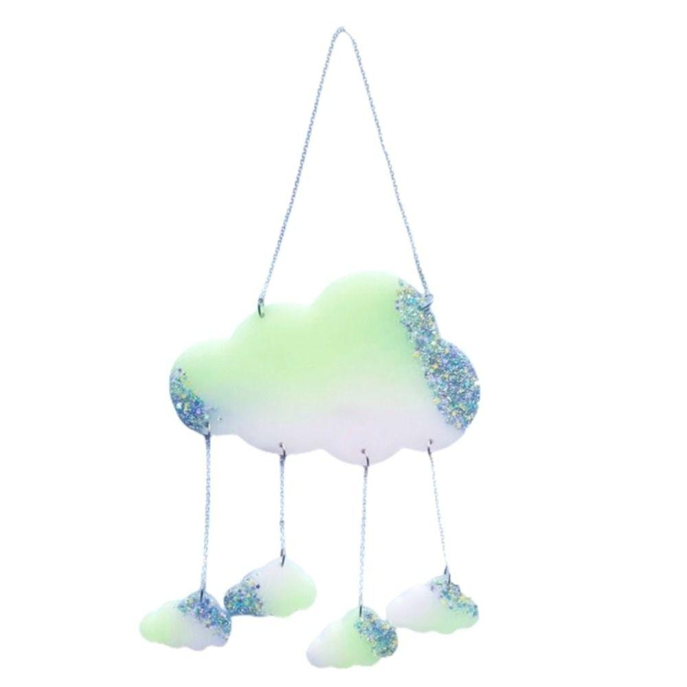 New Crystal Epoxy DIY Crafts Mold Door Handmake Cloud Combination Pendants Mold Hanging Silicone Mold DIY