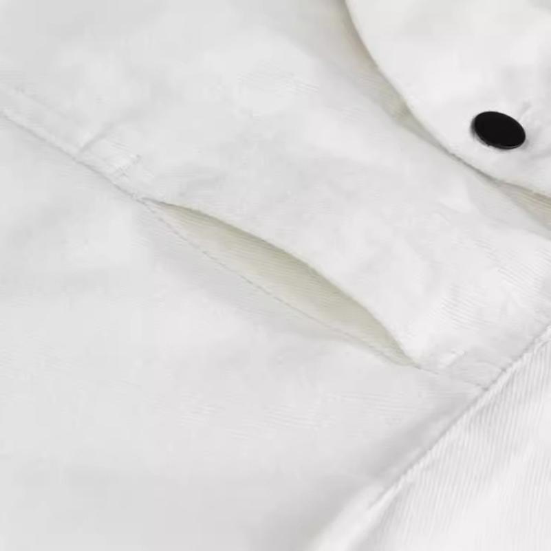 Slim Personality Trendy Men's White Denim Vest Denim Vest Top