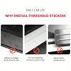 Car Rear Bumper Protective Sticker, Carbon Fiber Material, Scratch-resistant and Dirt-resistant Decorative Strip, Car Modification Parts.