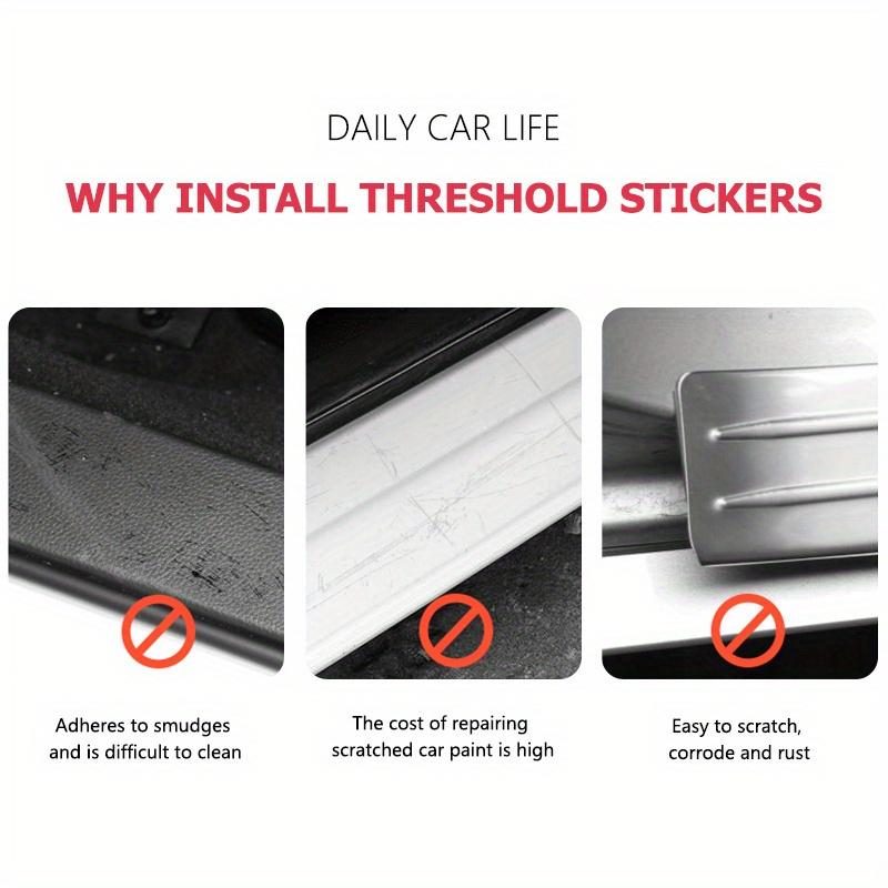 Car Rear Bumper Protective Sticker, Carbon Fiber Material, Scratch-resistant and Dirt-resistant Decorative Strip, Car Modification Parts.