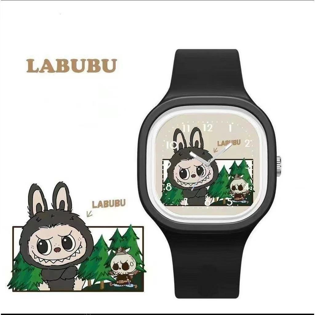 Stylish Cartoon Labubu Silicone Quartz Watch For Students And All Ages