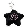 Adorable Starfish Sturdy Plush Keychain Lovely Bag Charm Accessory Portable for Girls Teens Couples Daily Casual Use
