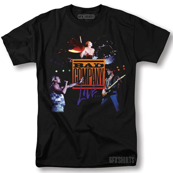 Bad Company Shirt Straight Shooter Concert Tour Merch Vntg Graphic T-Shirt Unisex T-Shirt M