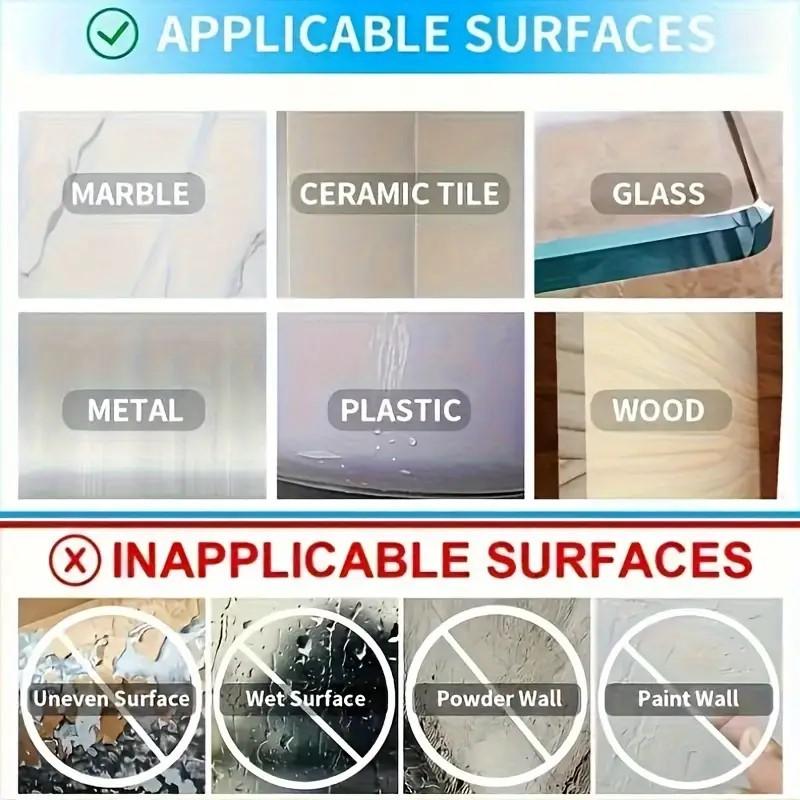 Transparentes doppelseitiges Klebeband, Nano-Klebeband, nahtlos, wasserdicht, Wandaufkleber, hitzebeständiges Viskoseband, Badezimmer-Wandaufkleber