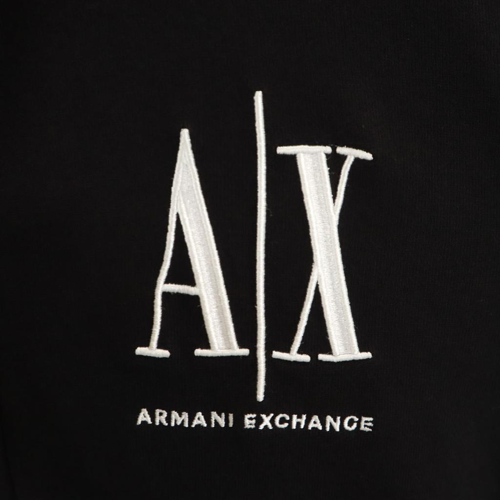 ARMANI EXCHANGE Long sleeve sweat Zip hoodie S black Men's Used