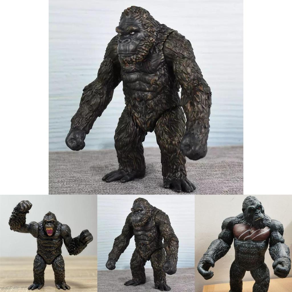 Original Bandai Shm King Kong Gorilla Model Toys Exquisite Action Figure For Childrens Gifts
