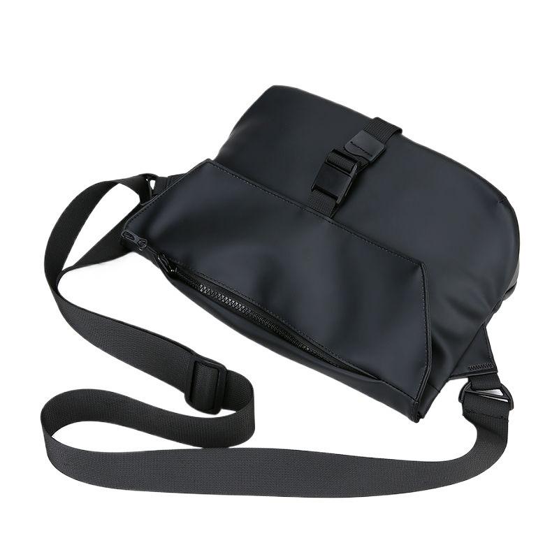 Men's 2025 Fashion Crossbody Bag - Trendy, Solid Color Shoulder Bag for Street, Sports, and Casual Wear.