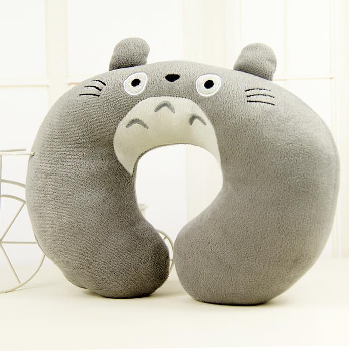 

Мультяшная подушка Тоторо U-образной формы для офисного отдыха, сна с наполнителем из полиэфирного волокна