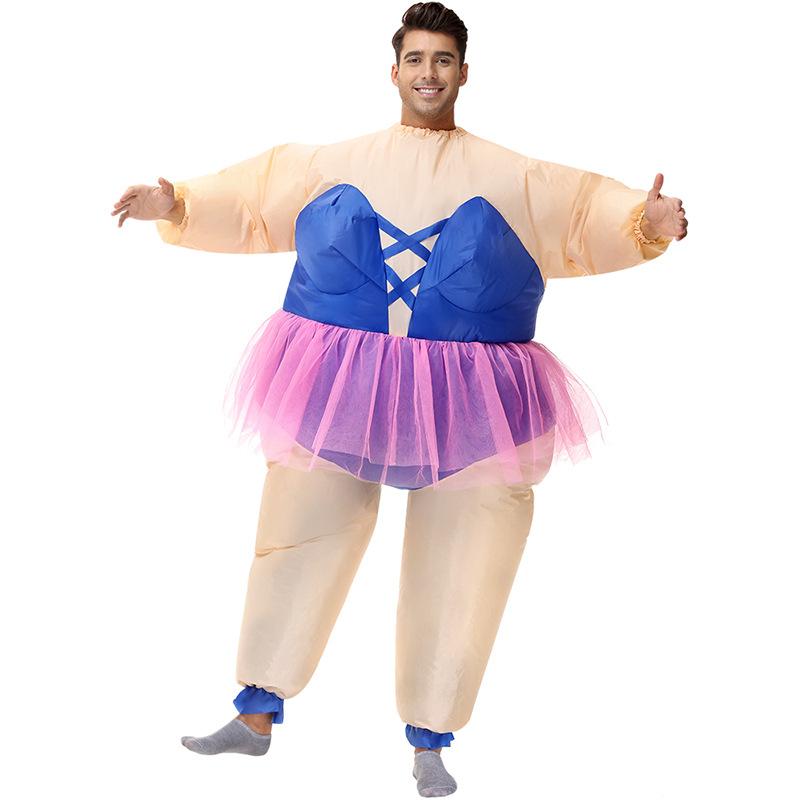 Costume Clothing Inflatable Adults Ballet Dancer Makeup Stage Performance Prop
