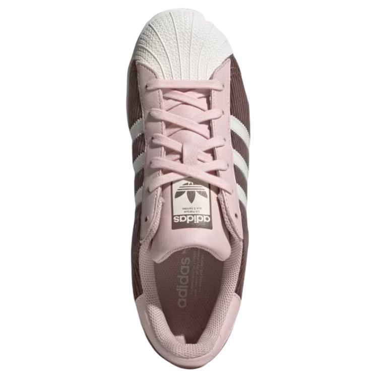 adidas Superstar Sandy Pink Earth Strata Kord Damen Sneaker Braun Wolkenweiß IG2153