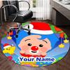Personalized F-Flim Flim Round Chair Office Rug - Perfect for Mat, Office Chair & More - Ideal Gift for Birthdays and Holidays