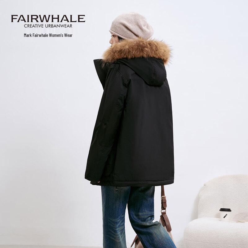 Mark Fairwhale Women's Hooded Workwear Down Jacket