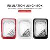 Insulation Lunch Box Foil Pans Holder Food Container Food Foil Tray  Camping Kitchenware