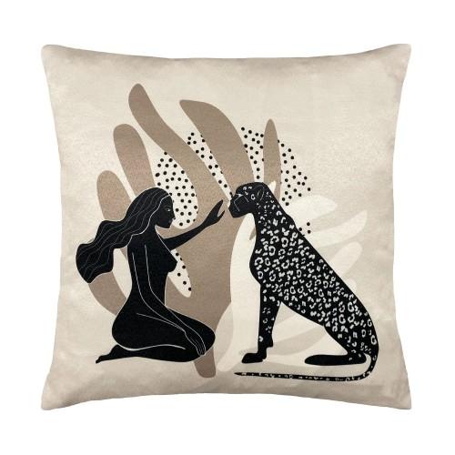 Furn Aurora Velvet Leopard Cushion Cover