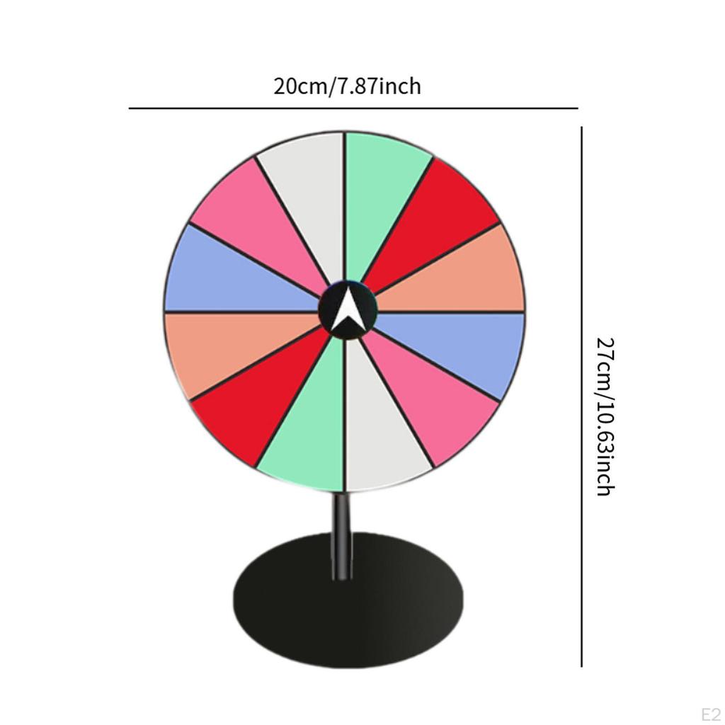 Stolní výherní kolo točí kolem pro výhru, Interaktivní herní rekvizity, Editovatelná ruleta